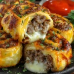 Garlic Butter Cheeseburger Rollups 1 768x929