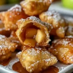 Crispy Wonton Apple Pie Bites
