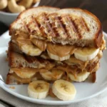 Grilled Peanut Butter Banana Sandwich