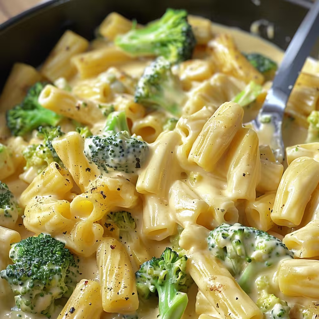 One Pot Broccoli Cheddar Pasta