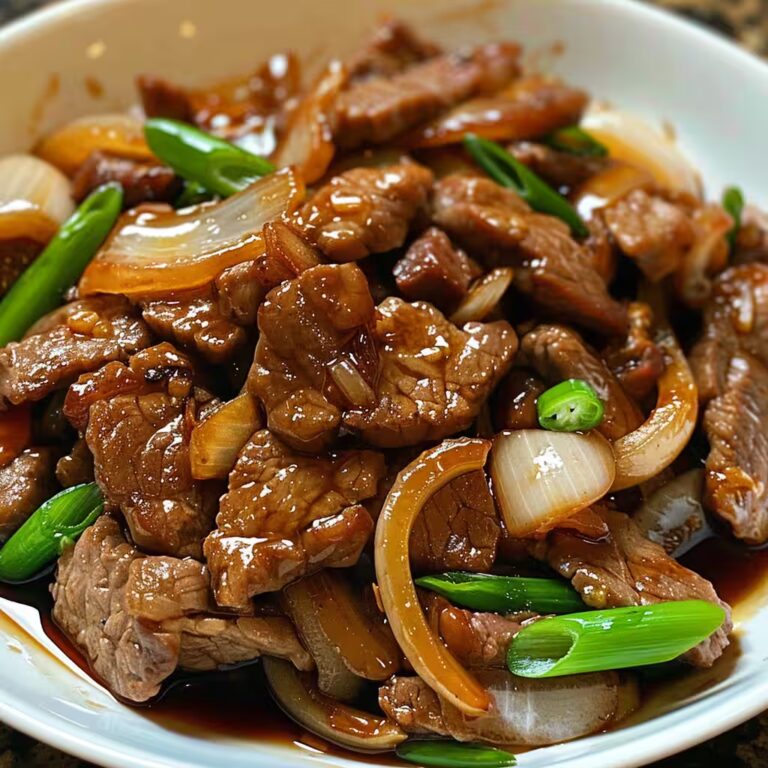 Oyster Sauce Beef Onion Stir Fry