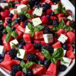 Watermelon Blueberry Salad