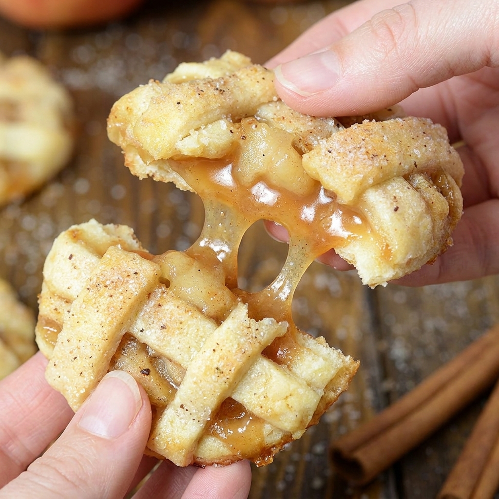 Apple Pie Cookies Caramel Cinnamon