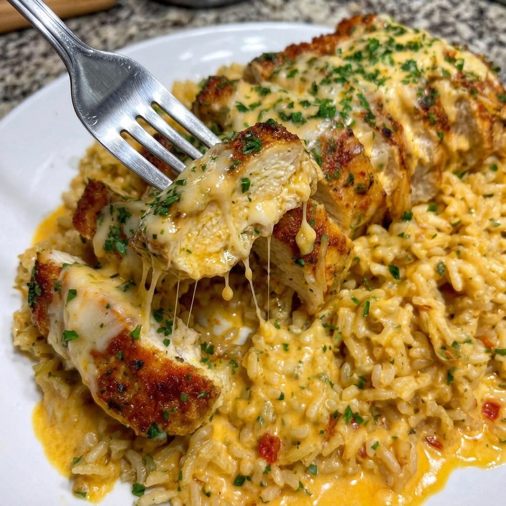 Garlic Butter Cajun Cheesy Chicken