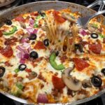 Loaded Pizza Spaghetti Bake