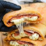 Meat Cheese Stromboli Bake