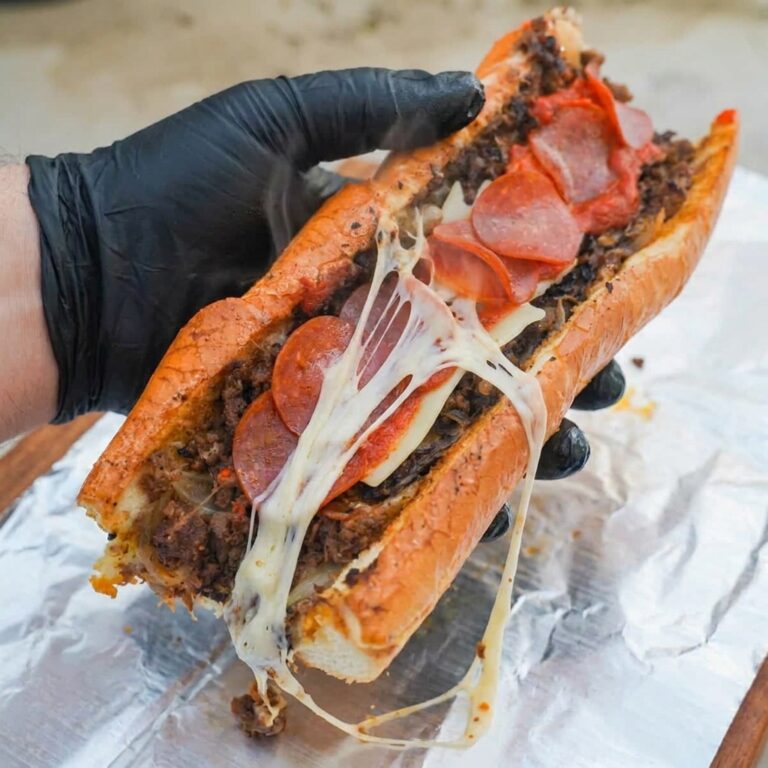 Pizza Cheesesteak Sandwich
