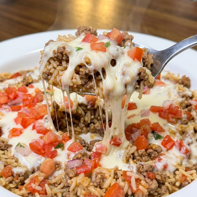 Queso Taco Rice Skillet